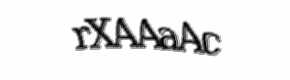 Security check image, please type the characters shown